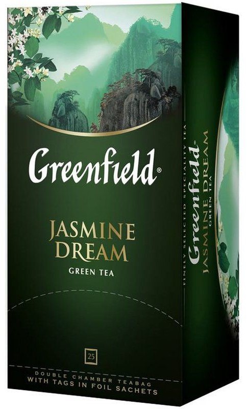 Чай зеленый Гринфилд Жасмин Дрим 25 пакетиков