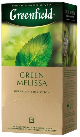 Чай зеленый Гринфилд Грин Мелисса 25 пакетиков