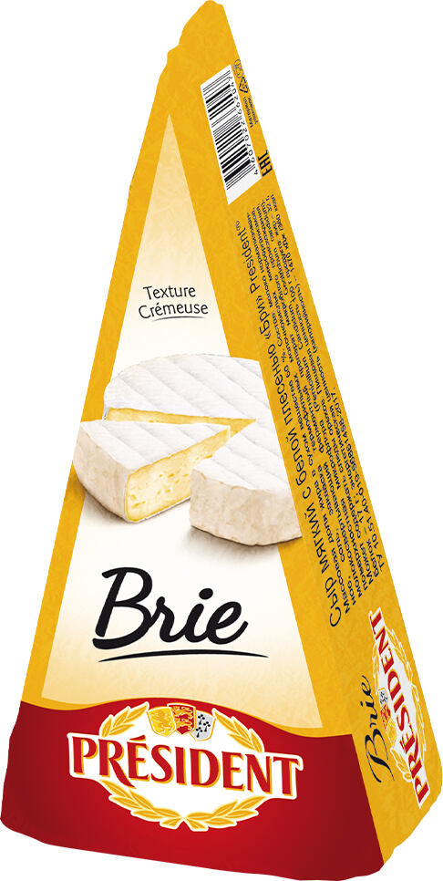 Сыр мягкий с белой плесенью Бри 60% 200г Президент