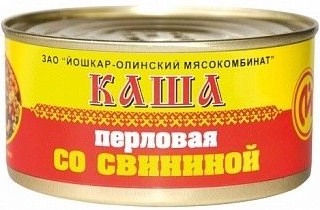 Каша перловая со свининой №8 325г Йошкар-Олинский мясокомбинат