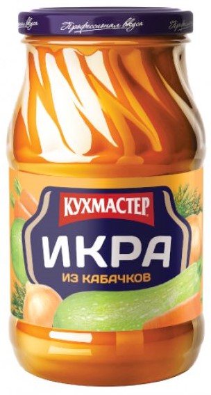 Икра кабачковая 480г Кухмастер