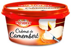 Сыр плавленый Creme de Camembert 50% 125г Президент