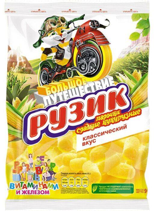 Кукурузные палочки Рузик 90 г