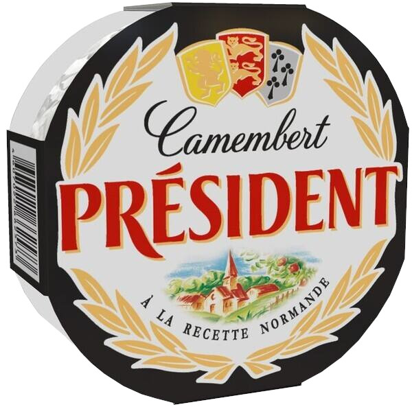 Сыр мягкий с белой плесенью Камамбер 45% 125г Президент