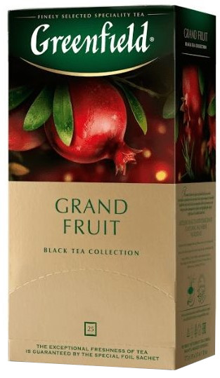 Чай черный Гринфилд Гранд Фрут 25 пакетиков