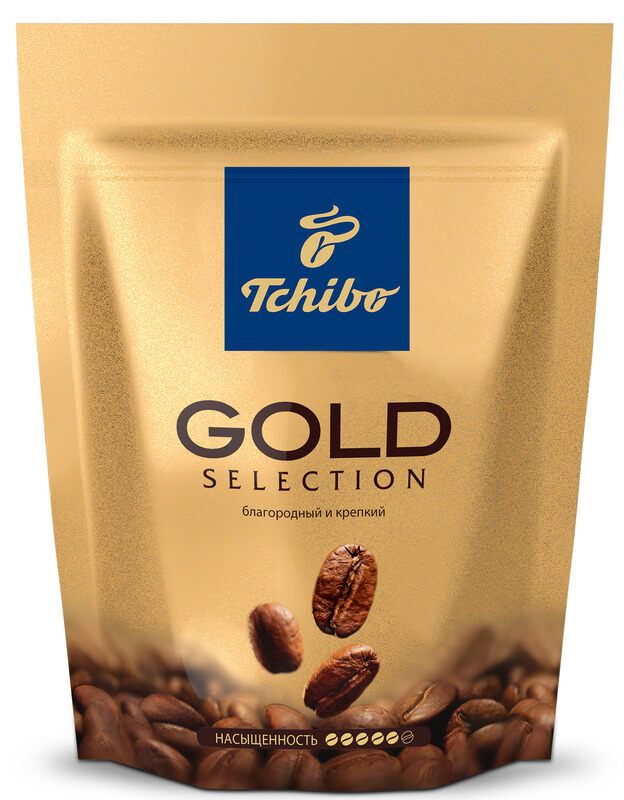 Кофе натуральный растворимый Tchibo Gold Selection 75г