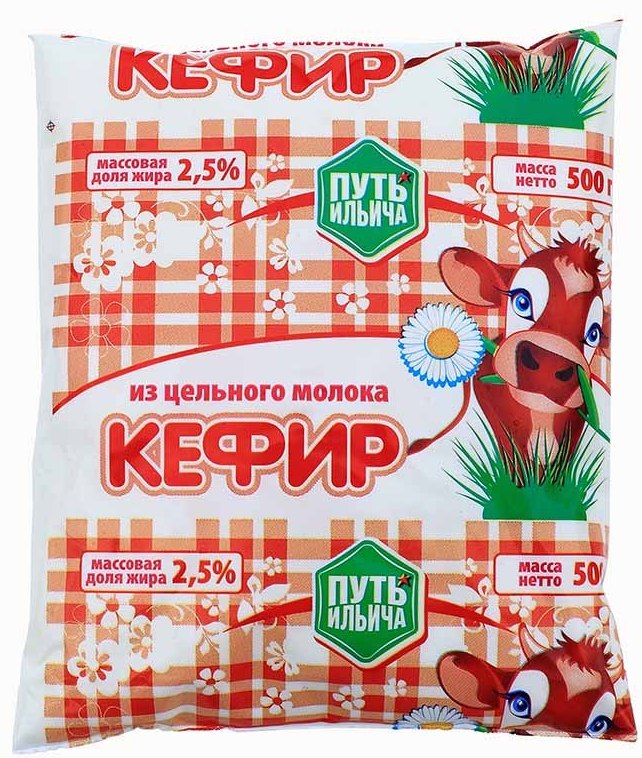 Кефир 2,5% 500 г Путь Ильича