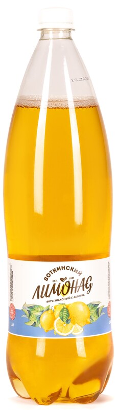 Напиток безалкогольный газированный Воткинский лимонад 1,5л