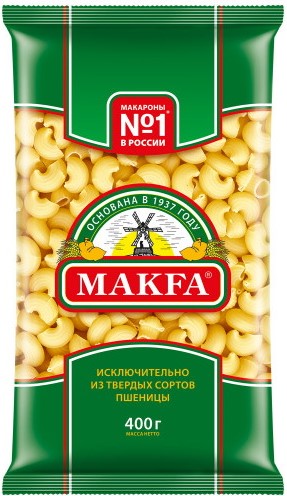 Макароны улитки 400 г Макфа