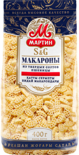 Макароны листики 400 г Мартин