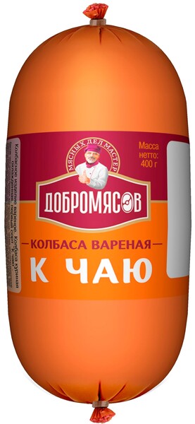 Колбаса вареная К чаю 400г Добромясов