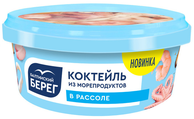 Коктейль из морепродуктов в рассоле 300г Балтийский берег