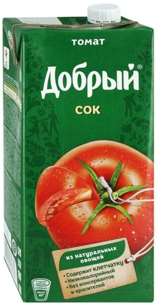 Сок томатный Добрый 2л