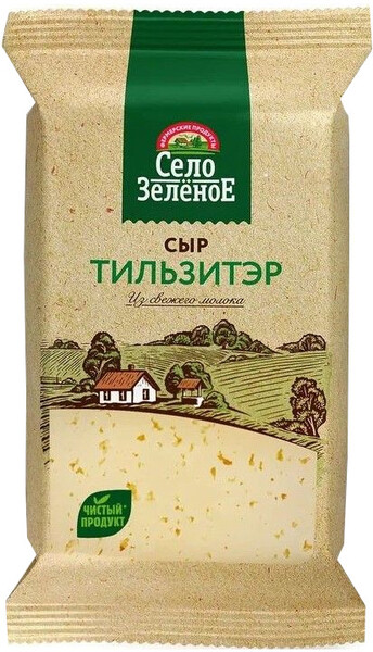 Сыр Тильзитэр 50% 200 г Село Зелёное