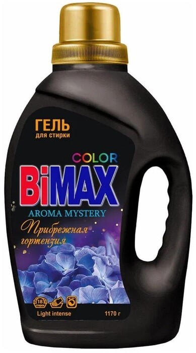 Гель для стирки BiMAX Aroma Mystery Color Прибрежная гортензия 1,17кг