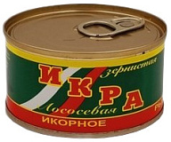Икра лососевая зернистая 130 г Мегафиш